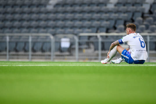 IFK Norrköpings Linus Wahlqvist deppar