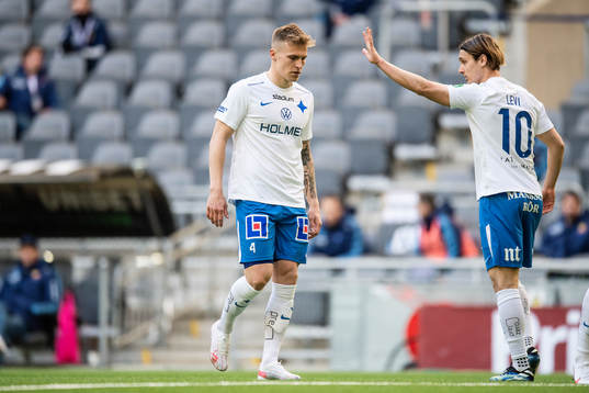 IFK Norrköpings Marco Lund Nielsen och Jonathan Levi