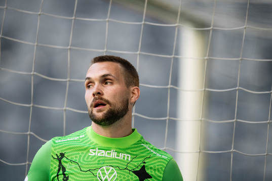 IFK Norrköpings målvakt Oscar Jansson deppar