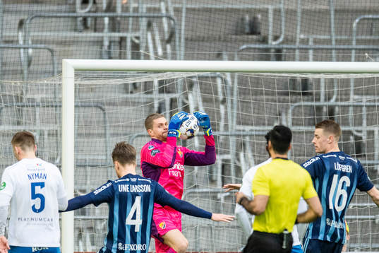 Djurgårdens målvakt Aleksandr Vasyutin