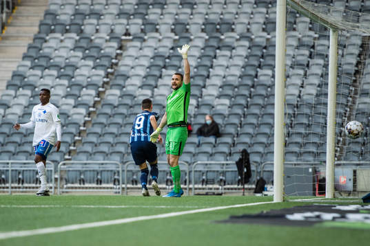 Djurgårdens Haris Radetinac jublar