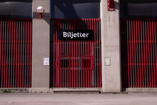 Biljettlucka på Tunavallen