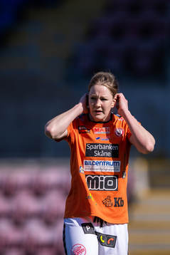 Kristianstads Mia Carlsson deppar
