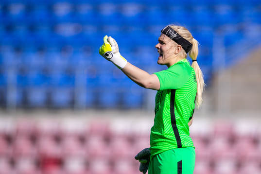 Eskilstunas målvakt Emma Holmgren
