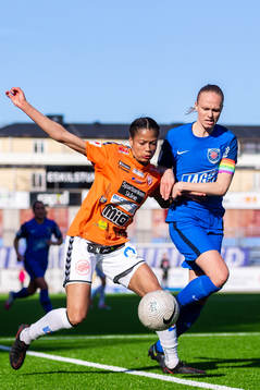 Kristianstads Sveindís Jane Jónsdóttir och Eskilstunas
