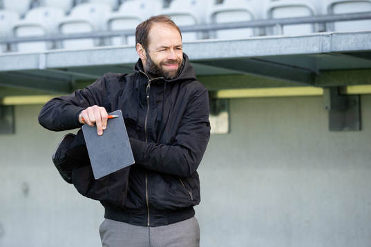 Häckens tränare Andreas Alm