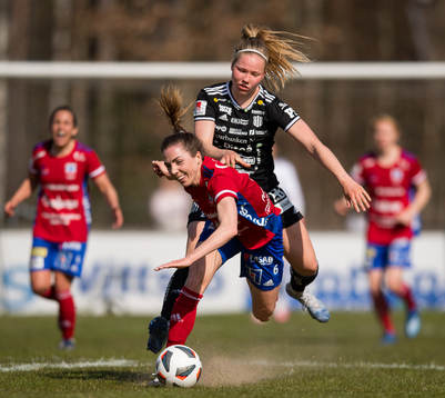 Vittsjös Clara Markstedt och Piteås Hlin Eiriksdottir