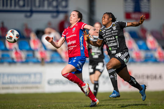 Vittsjös Clara Markstedt och Piteås Faith Ikidi Michael