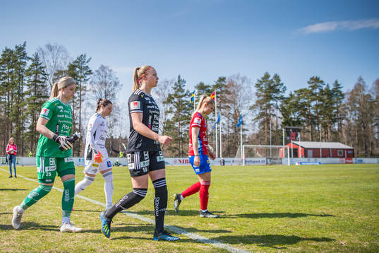 Piteås målvakt Guro Pettersen, Ellen Löfqvist, Vittsjös