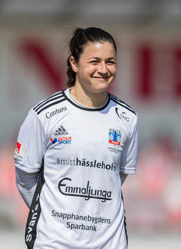 Vittsjös målvakt Sabrina D'Angelo