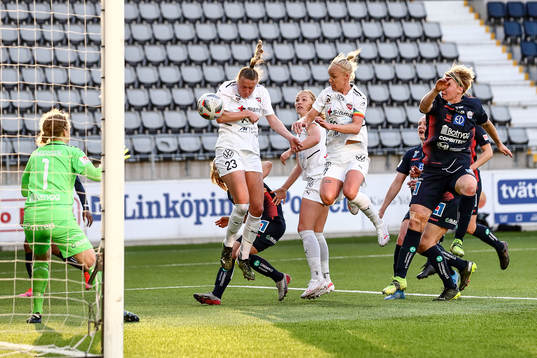 Mål 0-1 av Rosengårds Stefanie Sanders
