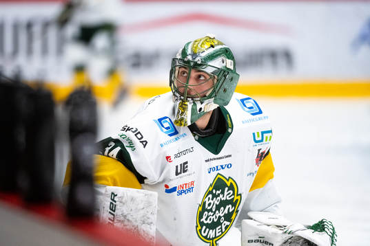 Björklövens målvakt Kevin Poulin