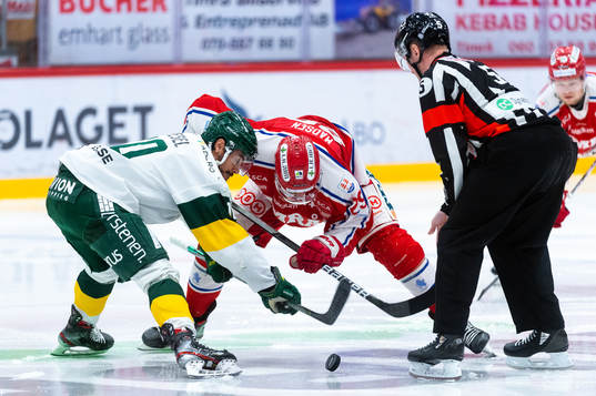 Björklövens Tyler Vesel och Timrås Morten Madsen