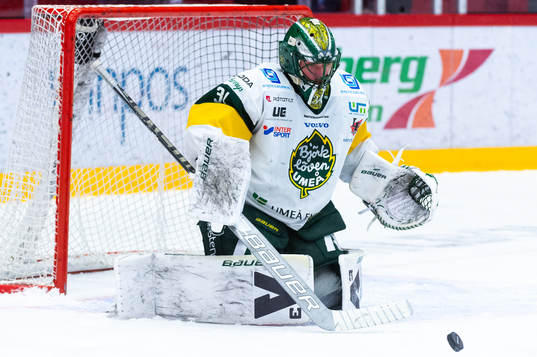 Björklövens målvakt Kevin Poulin