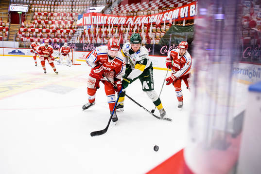 Timrås Jonathan Dahlén  och Björklövens Sebastian