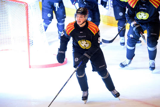 Brynäs Noel Gunler jublar