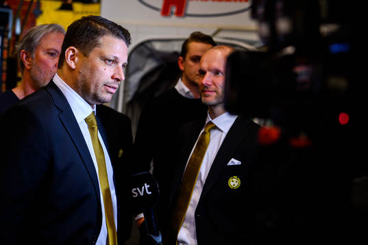 Brynäs tränare Josef Boumedienne och assisterande