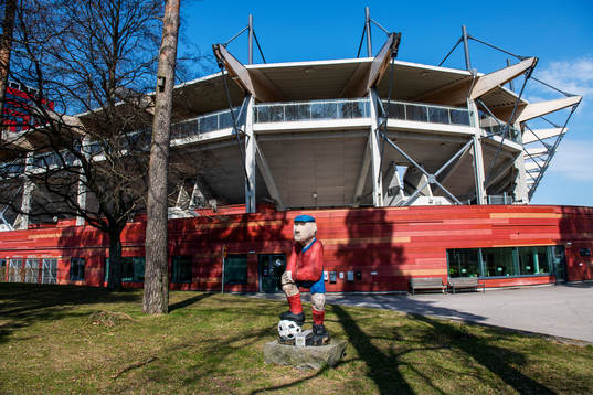 Exteriör av Visma Arena