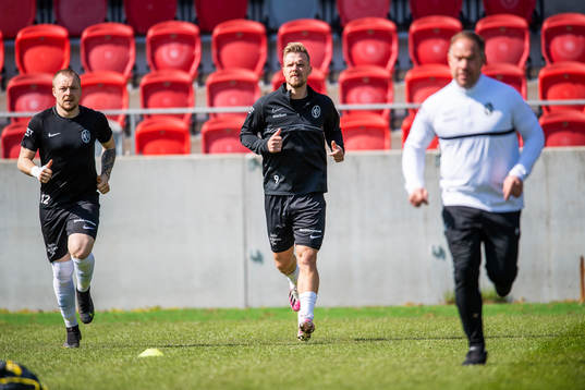 Landskronas Linus Olsson och Nicklas Nielsen