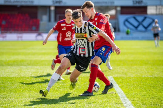 Landskronas Filip Olsson och Östers John Stenberg