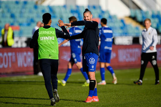 IFK Göteborgs Tobias Sana och Marek Hamsik