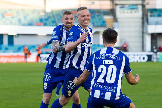IFK Göteborgs Sebastian Eriksson Sebastian Eriksson jublar