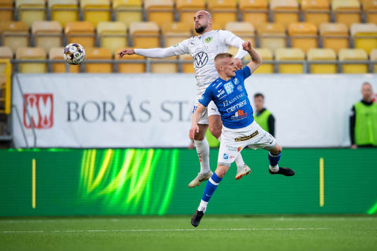 Jönköpings Perparim Beqaj och Norrbys Viktor Bergh