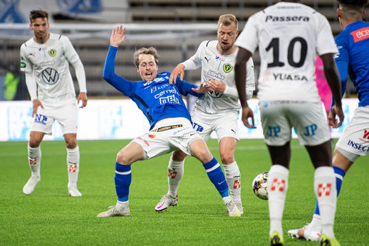 Norrbys Robin Strömberg och Jönköpings Sebastian Crona