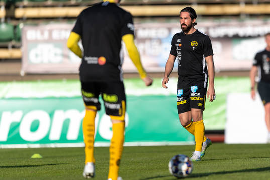 Elfsborgs Frederik Holst före fotbollsmatchen i