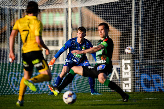 Varbergs målvakt August Strömberg