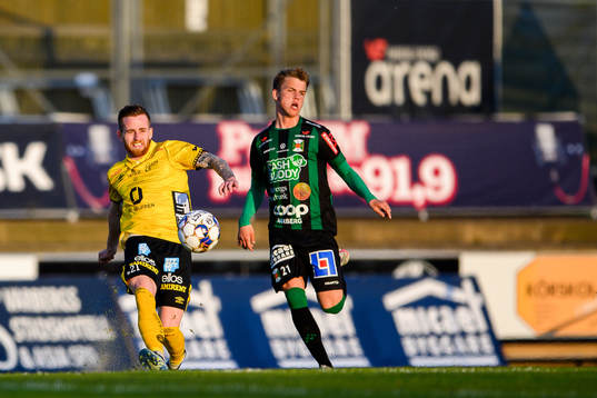 Elfsborgs Rasmus Alm och Varbergs Victor Karlsson
