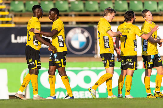 Elfsborgs spelare jublar