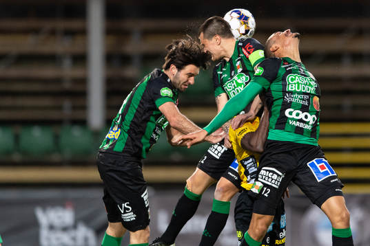Varbergs Oliver Stanisic, Jon Birkfeldt och Simon Karlsson