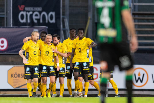 Elfsborgs spelare jublar