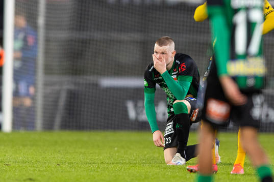 Varbergs Anton Liljenbäck deppar