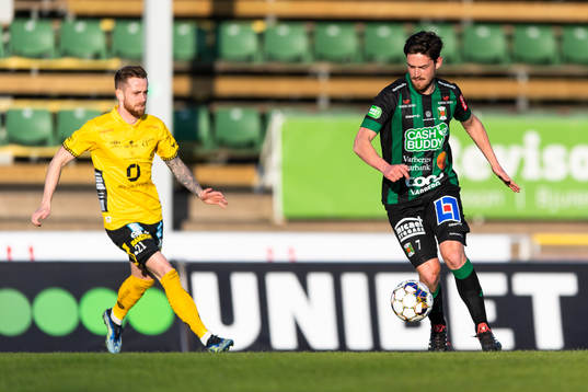 Elfsborgs Rasmus Alm och Varbergs Robin Tranberg