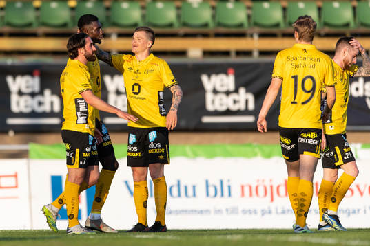 Elfsborgs spelare jublar
