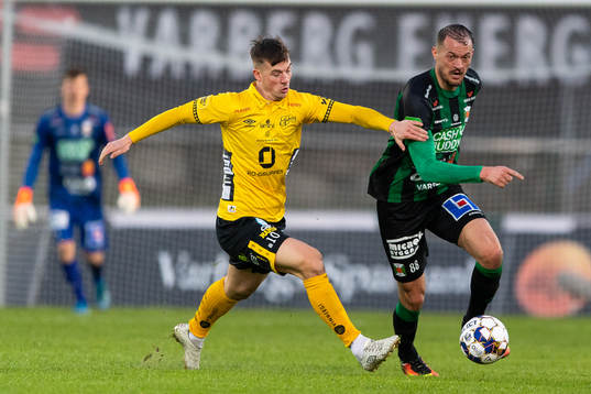 Elfsborgs Simon Olsson och Varbergs Albert Ejupi