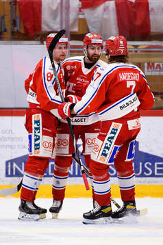 Timrås Jens Lööke, Albin Lundin och Marcus Hardegård