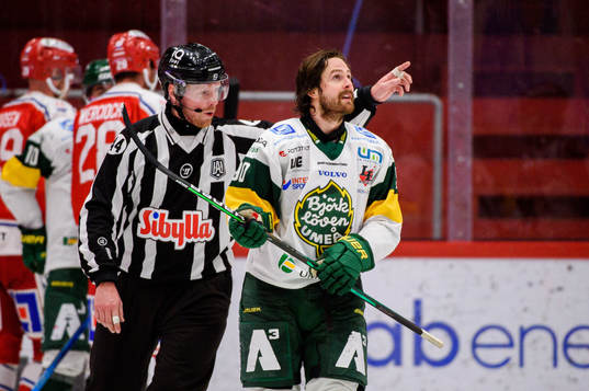 Björklövens Alex Hutchings deppar