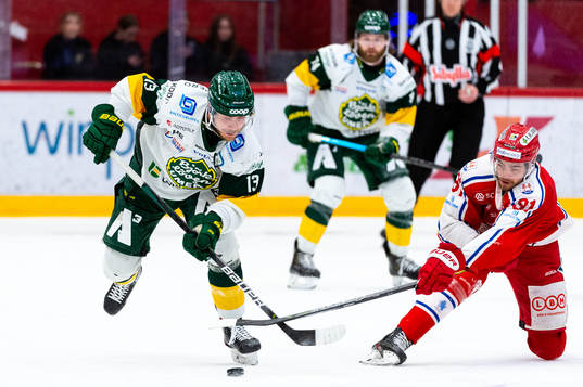 Björklövens Fredric Andersson och Timrås Viktor Lodin