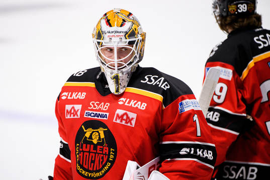 Luleås målvakt Jesper Wallstedt