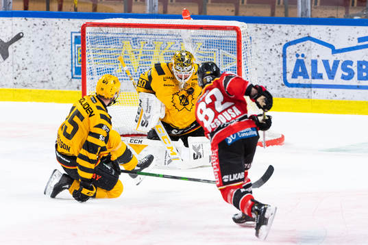 Skellefteås målvakt Gustaf Lindvall