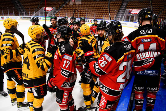 under kvartsfinal sex i SHL mellan Luleå och Skellefteå
