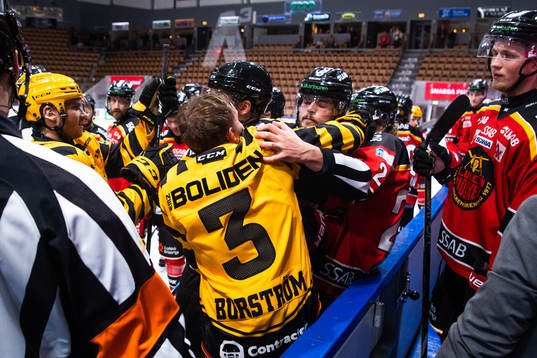 Skellefteås Niclas Burström och Luleås Oscar Engsund