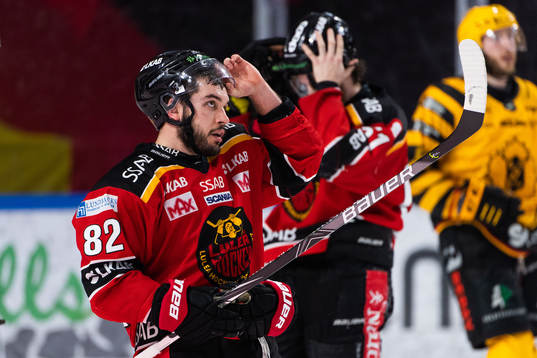Luleås Chris Desousa deppar