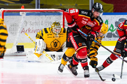 Skellefteås målvakt Gustaf Lindvall