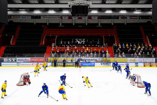 Vy från läktarplats