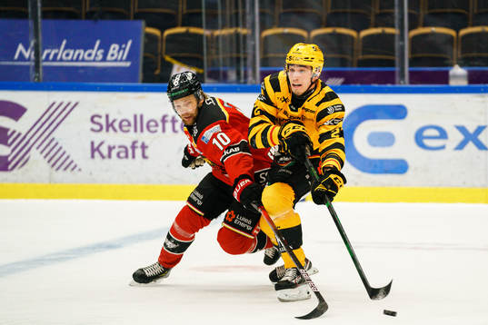 Luleås Einar Emanuelsson och Skellefteås Adam Wilsby
