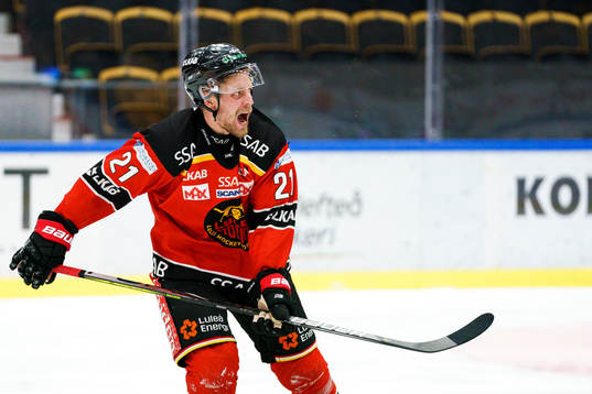 Luleås Juhani Tyrväinen reagerar